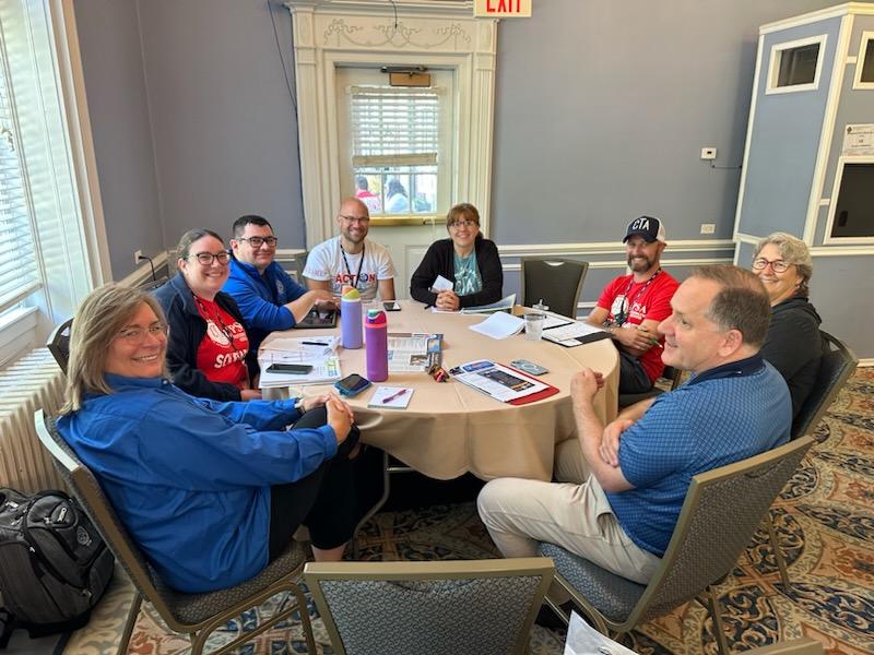 MelindaJPerson's tweet image. .@NYSUT #LAP2023 participants focus on the 4 pillars of #LAP:
✅Organizing
✅Social Justice
✅Community Engagement
✅Political Action
Local teams design individualized plans for their unions to connect with their members and meet the needs of their communities