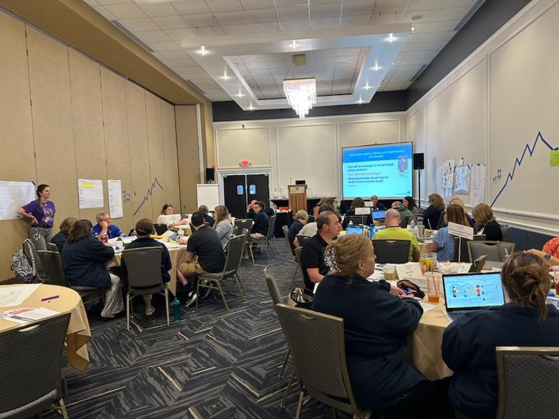 MelindaJPerson's tweet image. .@NYSUT #LAP2023 participants focus on the 4 pillars of #LAP:
✅Organizing
✅Social Justice
✅Community Engagement
✅Political Action
Local teams design individualized plans for their unions to connect with their members and meet the needs of their communities