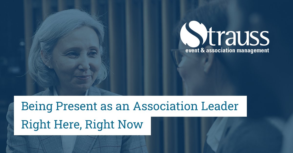 As a volunteer association leader, being truly present goes far beyond just attending meetings and events. Discover the benefits of being present in the moment through Shari D. Dirks' insightful blog. loom.ly/k9XXUX4