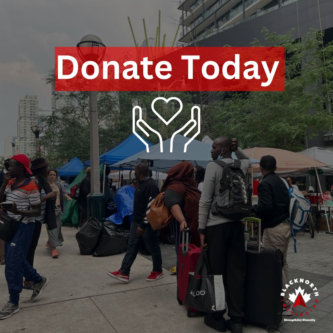 Join us in making a positive impact! We are currently supporting refugees &amp; asylum seekers.

Your generous donations can provide: 
Safe shelter
Nutritious meals
Educational resources
Healthcare assistance

Donate here: blacknorth.ca/donate/

#SupportRefugees #AsylumSeekers