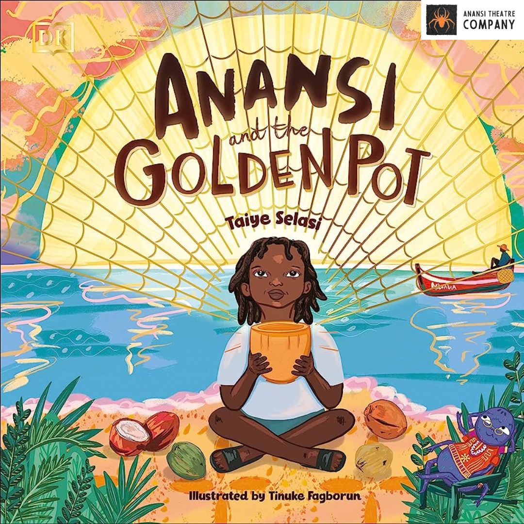 📚🌟 Happy National Book Lovers Day! 🎉 We're celebrating 'Anansi and the Golden Pot' by Taiye Selasi, a favorite in our sessions. Let's embrace the joy of storytelling! 🎭✨ #NationalBookLoversDay #AnansiTheatre 🕷️💛