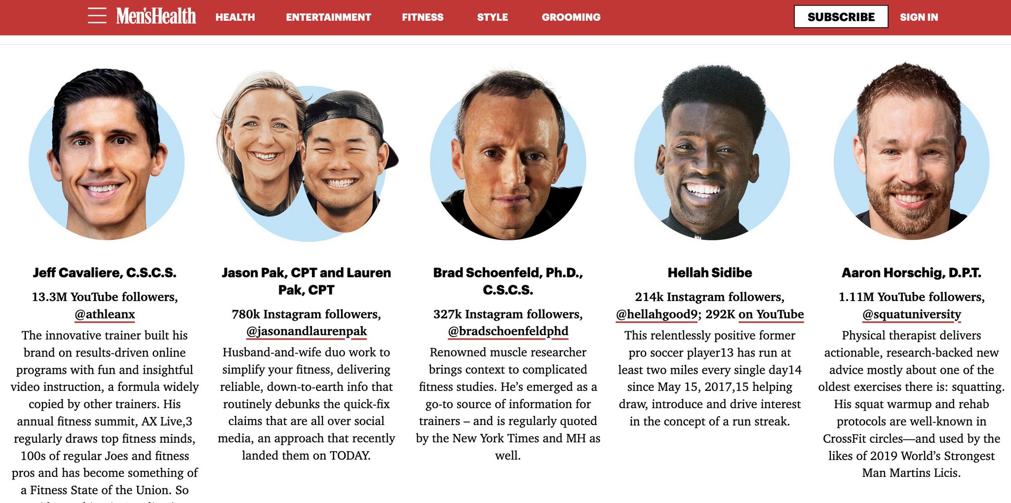 Brad Schoenfeld, PhD on Twitter "Nice to be named one of the top