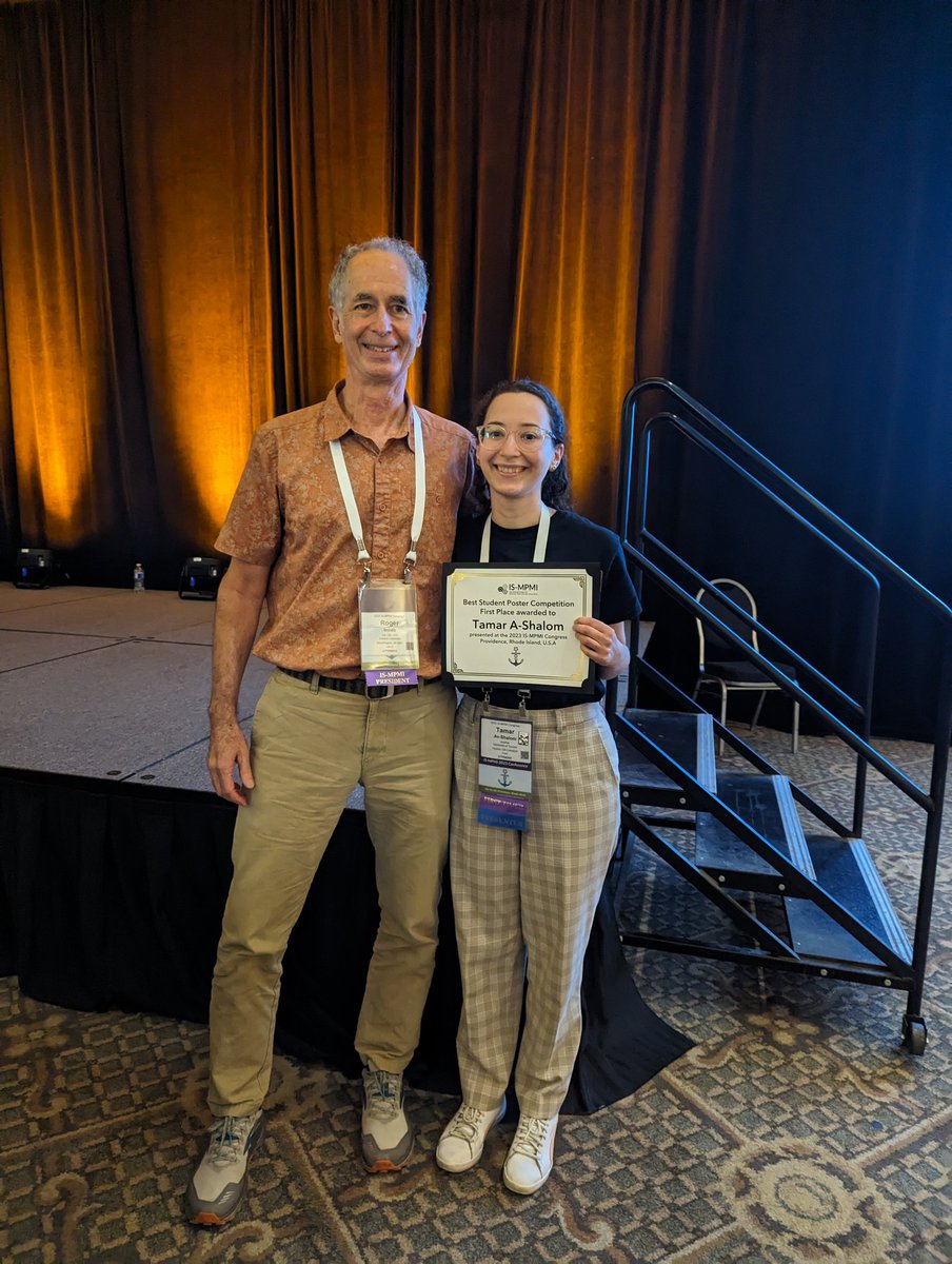 racquelS21's tweet photo. Tamar the ⭐

Congratulations to my labmate (and my best friend) for winning the first place poster prize at #2023ISMPMI !

And Happy Birthday to @RogerInnes1 🥳 https://t.co/rfNTTCWf6t
