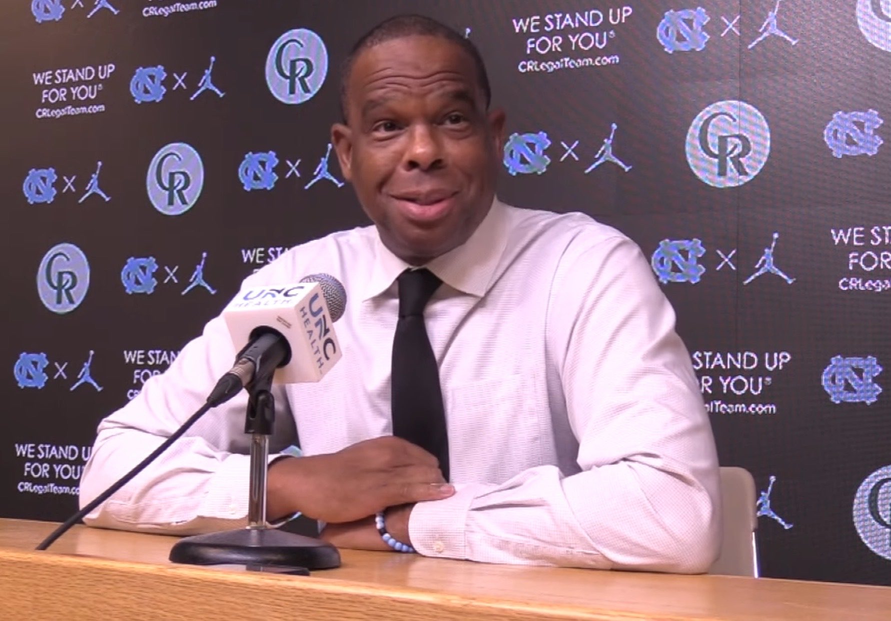 InsideCarolina on Twitter "Hubert Davis meets with reporters for the