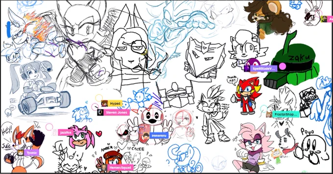 On our break rn, thank you everyone, this stream is going splendidly! Feel free to jump in while I dig into more requests starting again at 3:30.  We are at 40% of our goal too, incredible, thank you for the support!