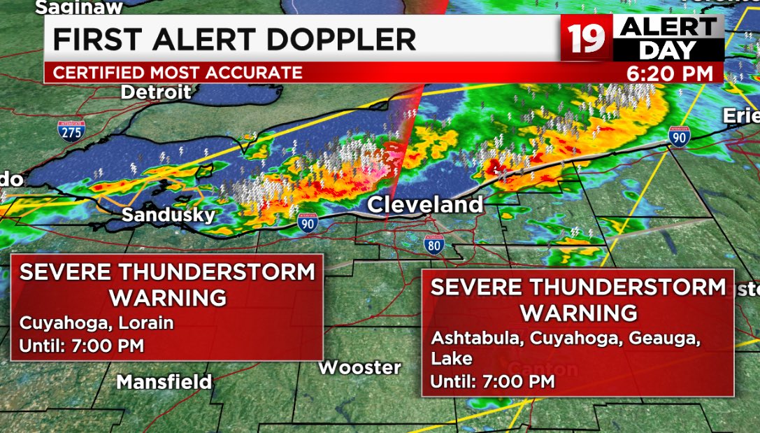 A nearly 100 mile wide severe thunderstorm warning capable of 70mph wind gusts. Sliding south at 40mph Stay safe.