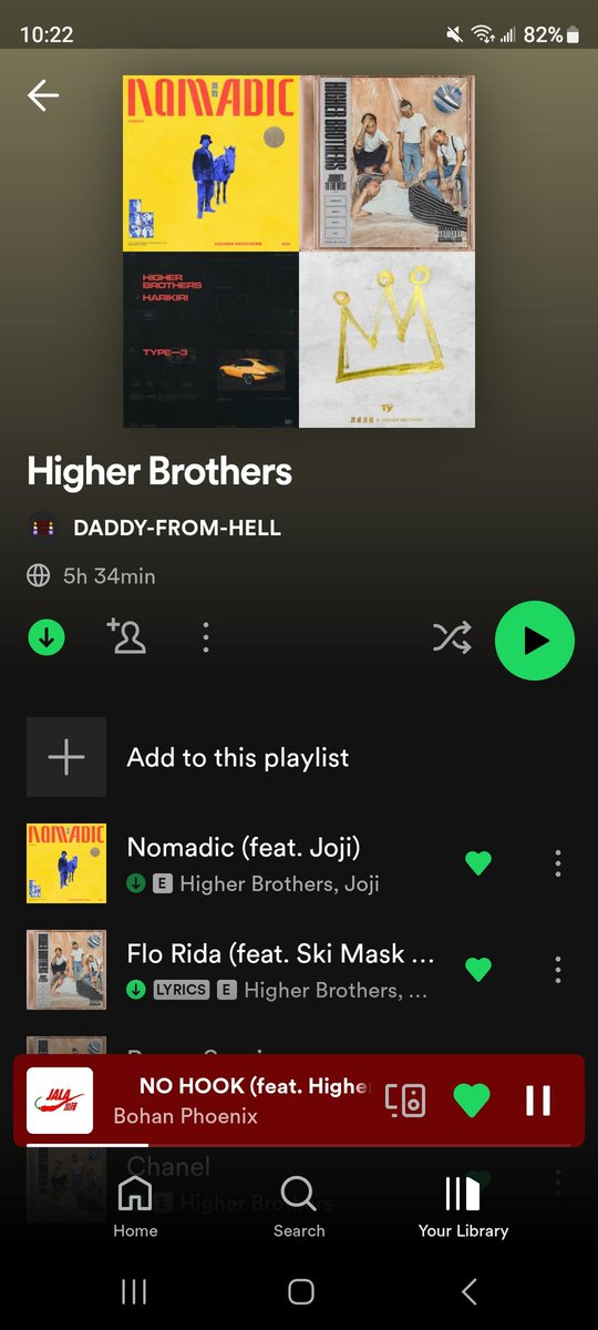 #SpotifyPlaylist ive made wit some #HigherBrothers @HigherBrothers