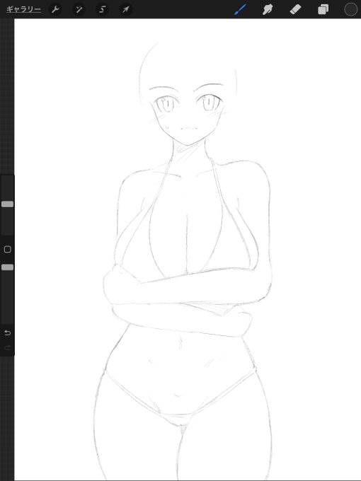 ボディ。

髪描く。 https://t.co/nK4zGFNmI6 