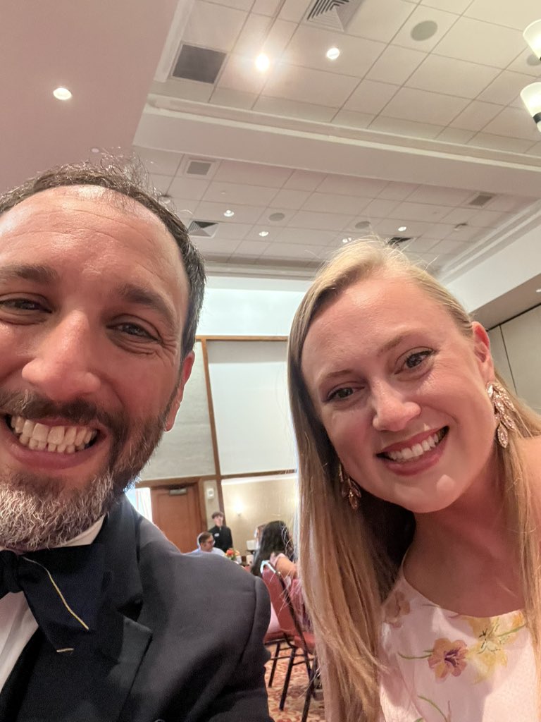 VCE_Director's tweet photo. Excited for a wonderful evening celebrating outstanding Agricultural Educators. Appreciated the words of wisdom and humor from Dr. Case! #virginiaffa https://t.co/yr8SFSeXSP