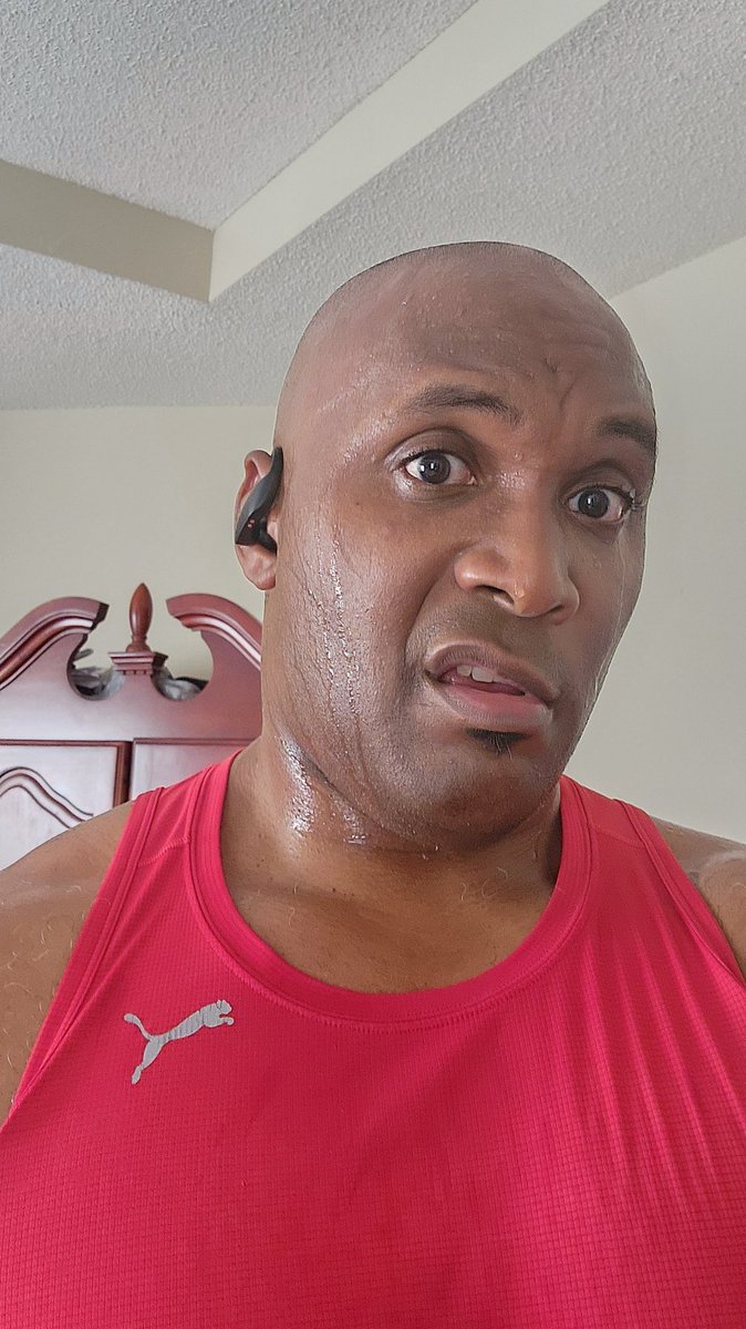 eddiewarren30's tweet image. That look you make after working out for ten minutes. And  you realize that the garage with door down is a challenge. Especially on 90 degree  plus weather including heat index over a 100. #uggh #cardio #strength #exercise #over45 #wtf #tired