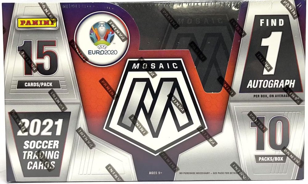 Now up for bid via the National Sports Collectors Convention Auction powered by Pristine Auction to benefit Signatures For Soldiers: 2020-21 Panini Mosaic EUFA Euro Soccer Hobby Box with (10) Packs

pristineauction.com/a7896784-2020-…
