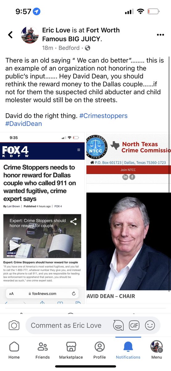 David Dean MUST resign! #Crimestoppers #daviddean