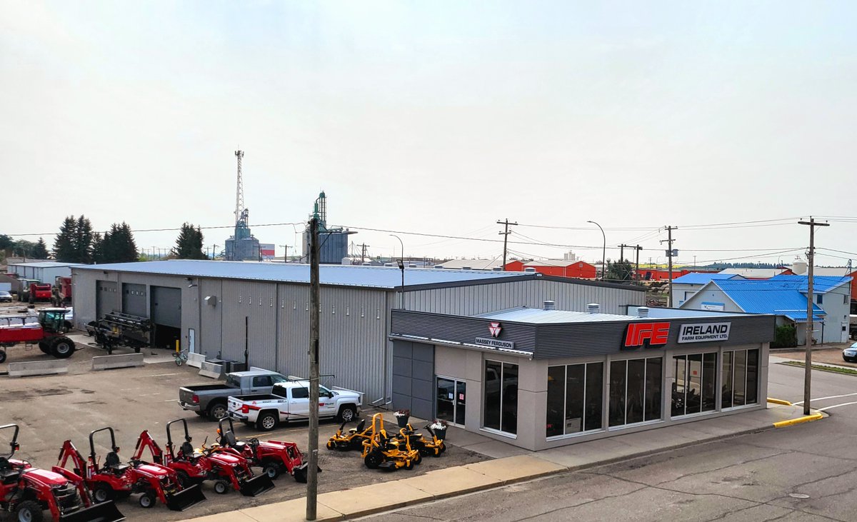 We are proud to showcase our "new" old building and to carry on the great Massey Ferguson Brand! #MasseyFerguson #MachineryDealership #IrelandFarmEquipment