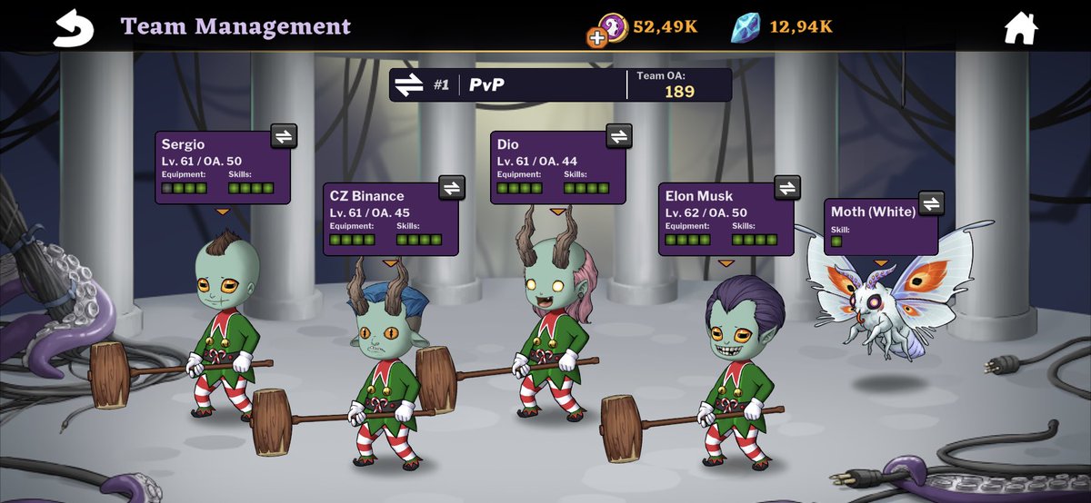 Looks like season 3 will be even more fun and everyone will be happier to defeat my #Devikins Team 👿

And I'll help you with that by gifting a Forge Hammer 🔨 to a lucky one 😈

Like, Rt. Tag 5 Friends 💜

#Giveaway #Web3 #GameFi #NFT #KleverChain #DVK #Crypto