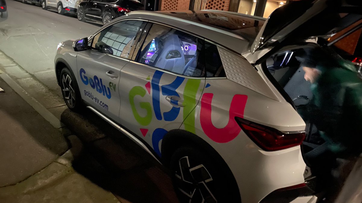 We had a chance to Try GoBlu-EV on the way to Melbourne airport this morning. New #Melbourne startup offering @BYDGlobal EV rides to the airport and with big plans to revolutionise #maas goblu-ev.com