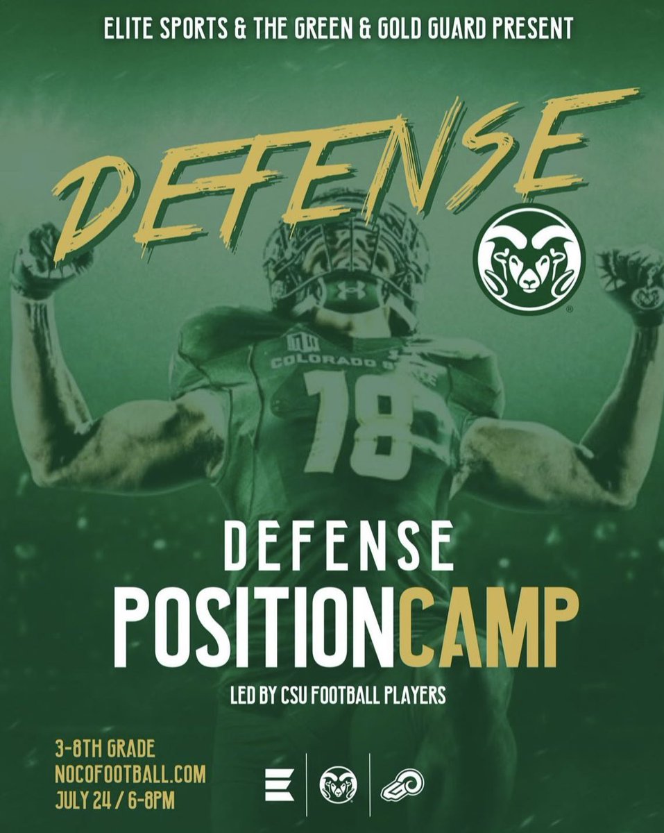 Come get coached by me and my teammates! Let’s get to work!

Sign up today at NocoFootball.com