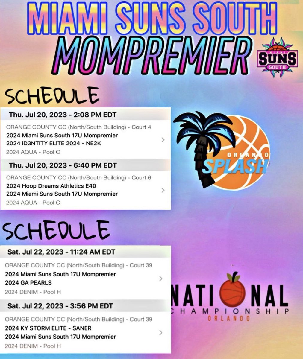 Come check me out in Orlando this weekend at Orlando Splash and the National Championship!!