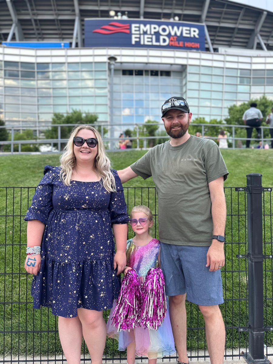 abbiegail727's tweet photo. @taylornation13 My husband and I brought our daughter Alison (bet you can guess where she got her name)  to Denver last weekend and we truly had the time of our lives! I was 6 months pregnant with her at Rep tour,  so you could say this is her second Taylor concert. 🫶🫶

#WeReallyWereTimeless https://t.co/46YGsyPpFf