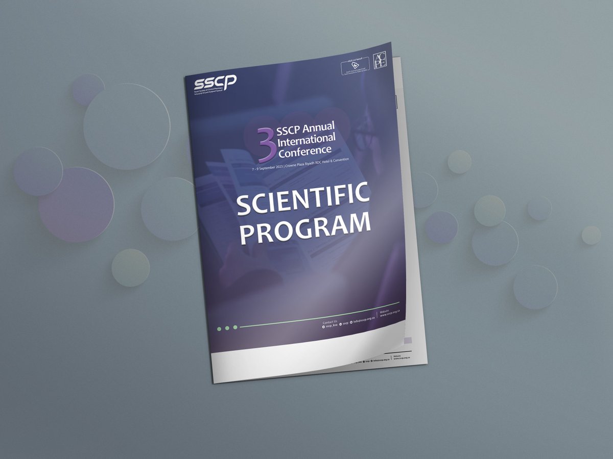 We're thrilled to unveil the scientific program for #SSCP23! 

A blend of knowledge, innovation, and collaboration awaits! Looking forward to engaging discussions, shared insights, and progress in clinical pharmacy.

Check it out here: brvl.cc/boWnX
Join us: