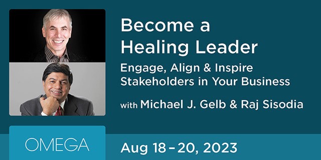 Join Michael Gelb and me at the Omega Institute in Rhinebeck NY called “Become a Healing Leader.” We will do a dive deep into what it takes to heal ourselves so that we can become healing leaders and help others to heal themselves. lnkd.in/eWw-Eemk