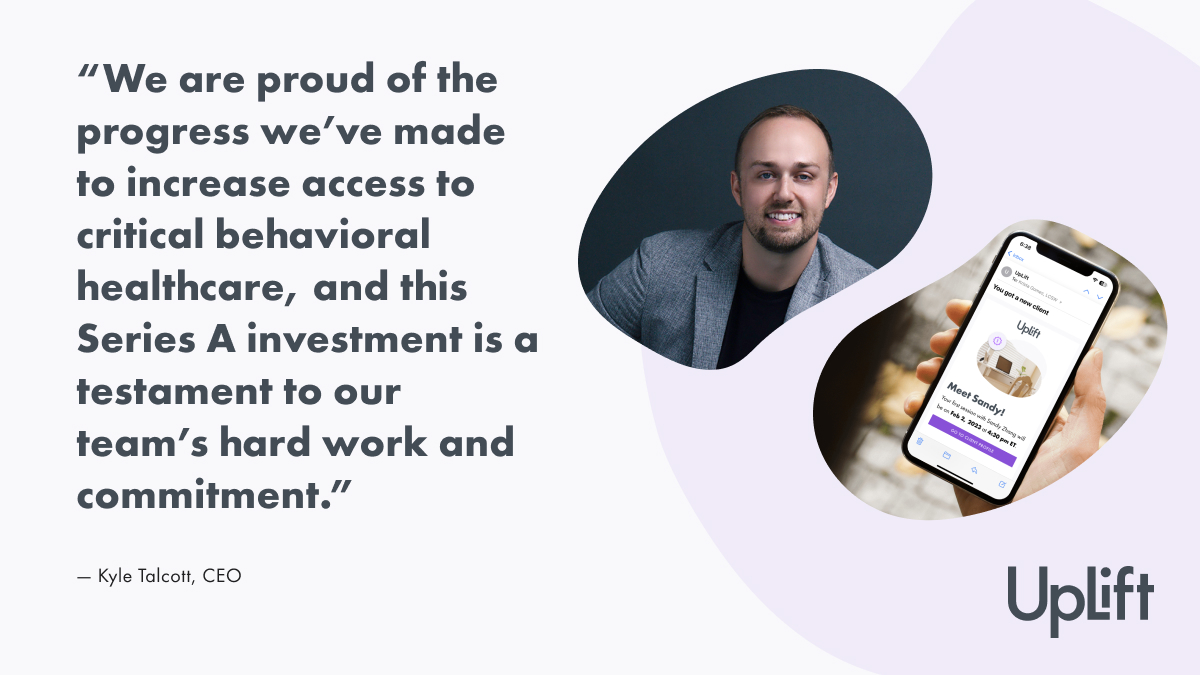 UpLift (@uplifthelps) on Twitter photo Exciting news! We’ve raised $10.7M in Series A funding and begun a collaboration with <a href="/AmeriHealthDC/">AmeriHealthCaritasDC</a> to expand access to quality mental health care.
#MentalHealth #SeriesA
Learn more: bwnews.pr/44BB86Q Exciting news! We’ve raised $10.7M in Series A funding and begun a collaboration with <a href="/AmeriHealthDC/">AmeriHealthCaritasDC</a> to expand access to quality mental health care.
#MentalHealth #SeriesA
Learn more: bwnews.pr/44BB86Q