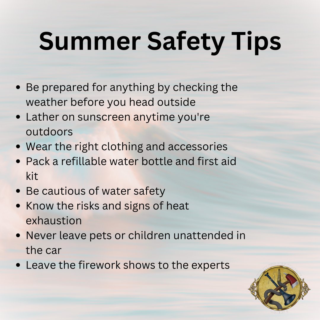 gfc05's tweet photo. Summer is in full swing! Stay safe with these summer safety tips 🌞 https://t.co/EzLYbRtoWj
