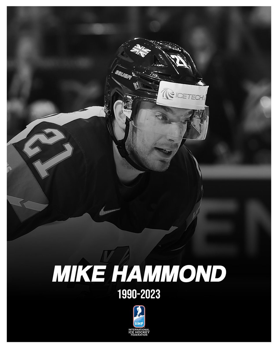 IIHFHockey's tweet image. .@TeamGBicehockey star Mike Hammond tragically passed away on Thursday evening. 

Our thoughts and condolences are with his family, friends and fans. More: iihf.com/en/news/49305/…