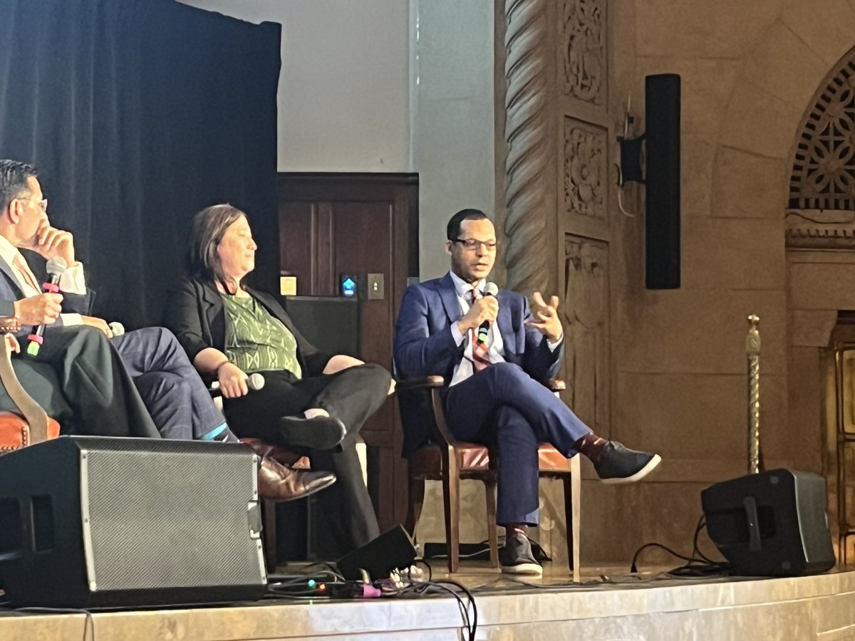 UnitedHospFund's tweet image. "If we’re talking about being patient centered, that is patient centered," @DrPauloPina @nyugrossman says increase in telehealth has been especially useful for adolescent patients.

Concerns still remain about reimbursement rates and expanding Wi-Fi accessibility #UHFMedicaid2023