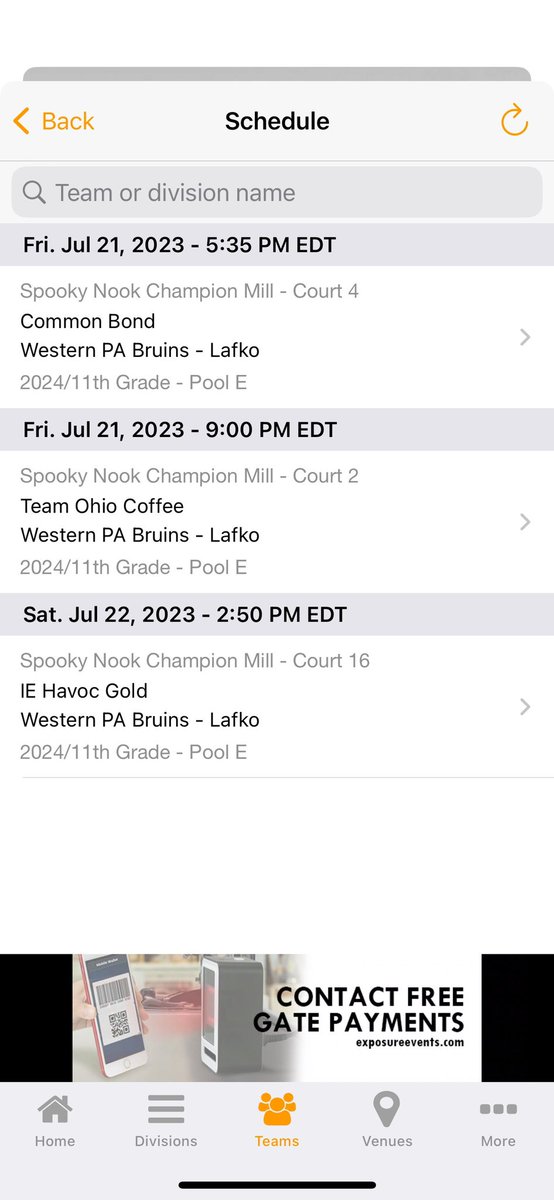 real1mars's tweet photo. My schedule for the Spooky Nook Tournament in Cincinnati, OH
#wpabruins #SpookyNook https://t.co/ubVRZAdcXv