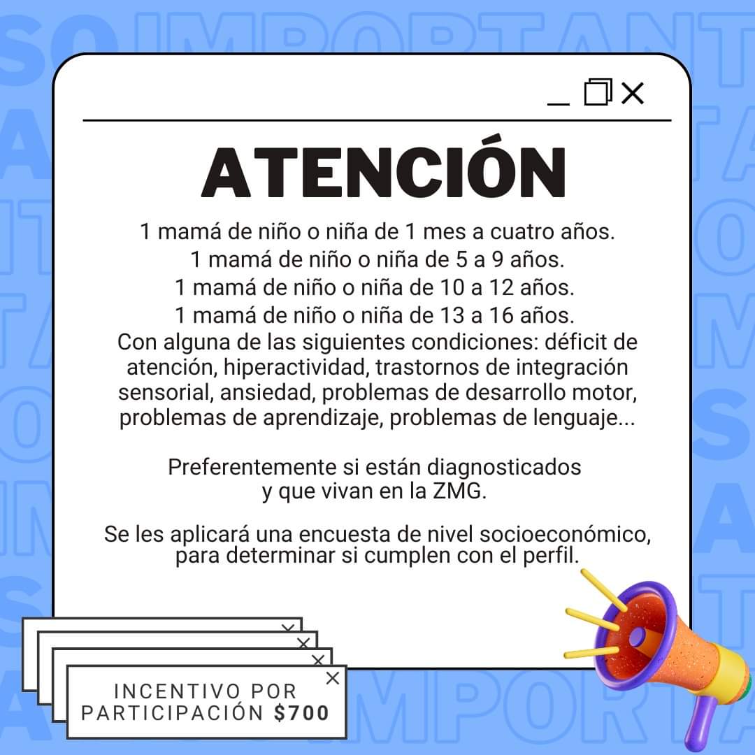 ¡Te estamos buscando!

Si puedes participar o conoces a alguien, contáctanos.📞📲
.
.
.
#Gdl #Guadalajara #Estudio