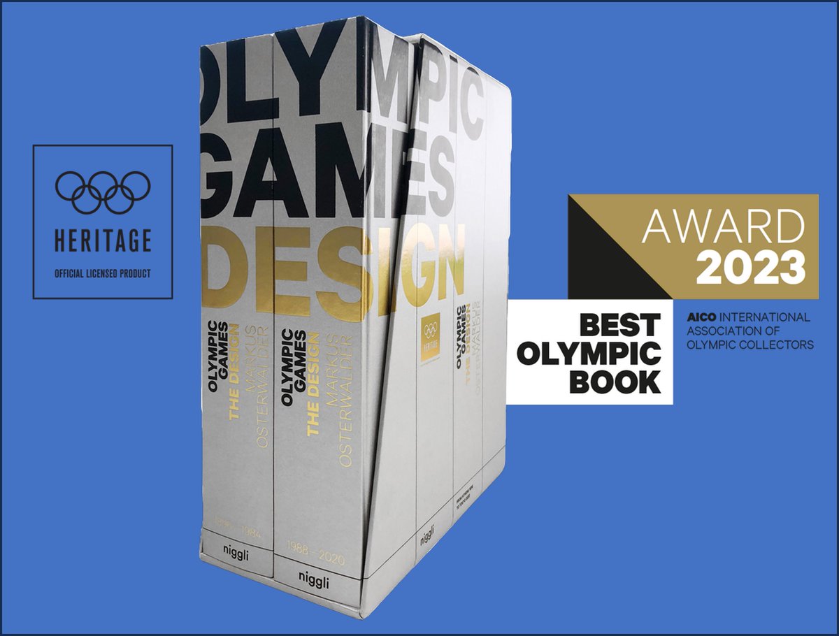 Congratulations to ISOH Secretary General Markus Osterwalder, whose two-volume book 'Olympic Games - The Design' captured the Best Book in the inaugural Festival of Olympic and Sports Literature in Paris last month. Be sure to secure your copy via bit.ly/OlympicDesignB…