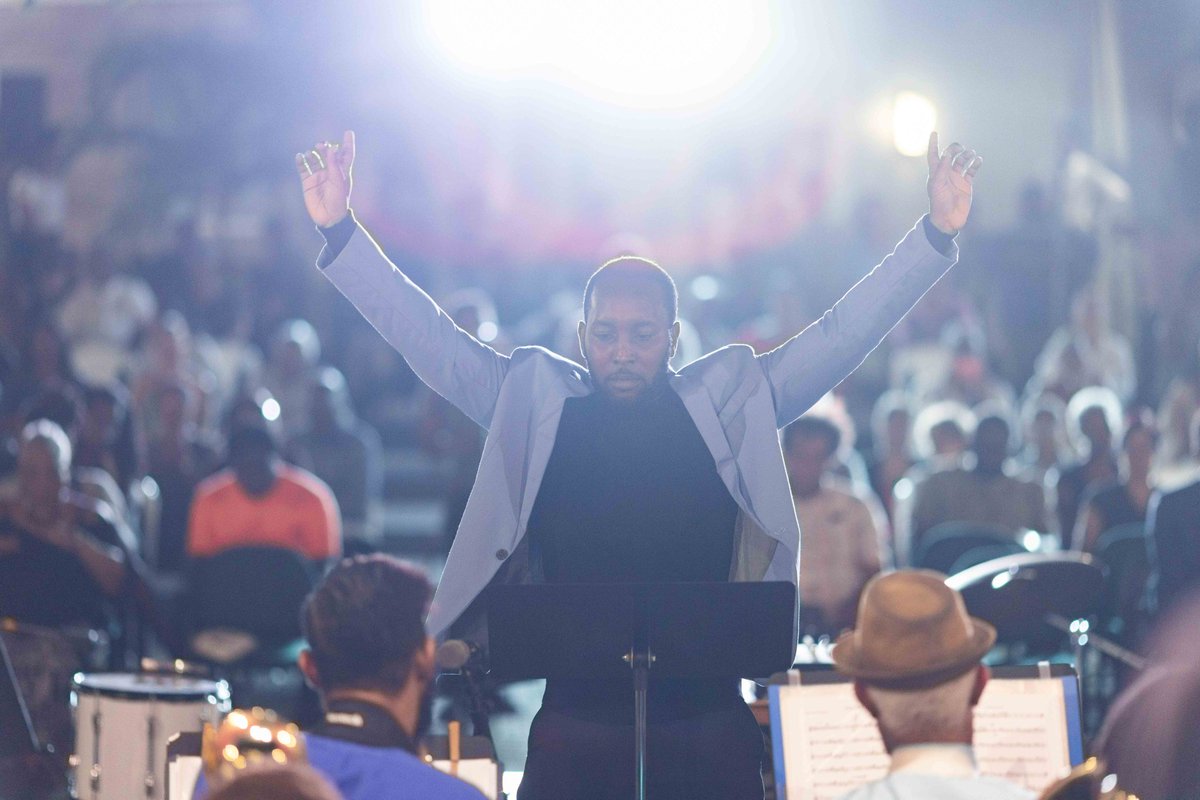 AlphaMusicJa's tweet photo. Meet Leon Ince, #Alpha’s brass instructor &amp; Community Band Director.

Leon’s passion for #brass music is shared freely (&amp; energetically!) w/ his ASOM students &amp; can be heard through his work directing the #CommunityBand &amp; teaching the  brass musicians in the #Tivoli #Drum Corps. https://t.co/QPiul01yFS