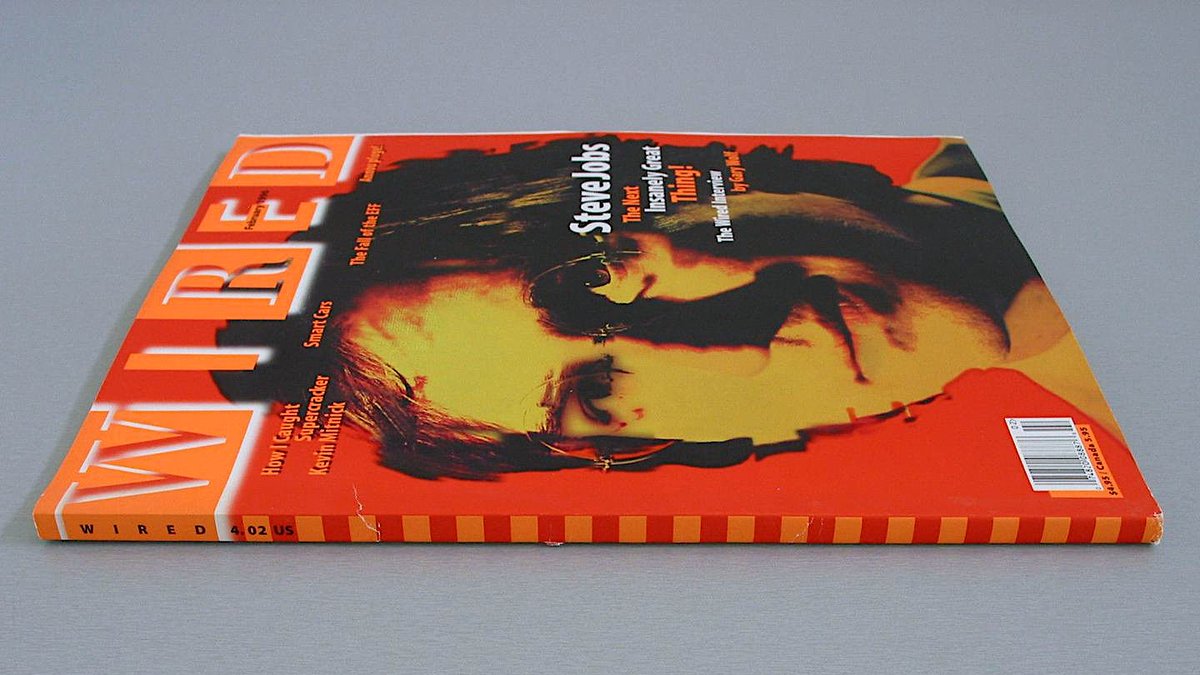 chrisarchitect's tweet image. From the archives: WIRED 4.02, Feb 1996. &quot;Catching Kevin&quot;
wired.com/1996/02/catchi…

iirc this was a pretty big story at the time in the mag... I mean, was on the cover in glory days of Wired which featured another big interview and cover star: Steve Jobs.