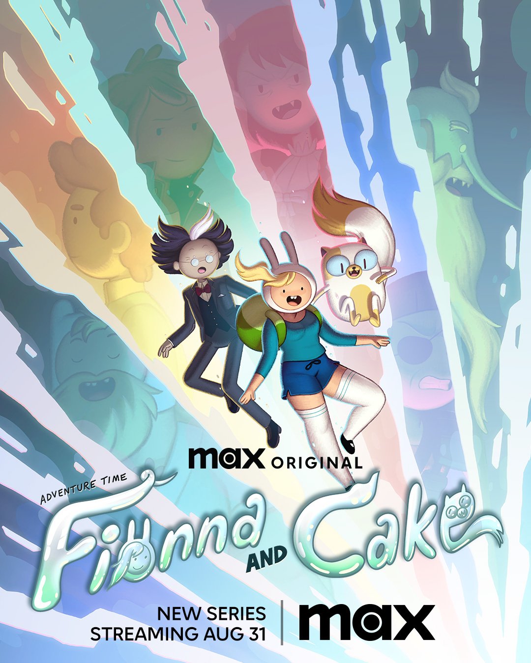 Geekversez on X: Nova arte oficial de 'Fionna e Cake', série spin-off de ' Hora de Aventura' voltada para o público jovem adulto.   / X