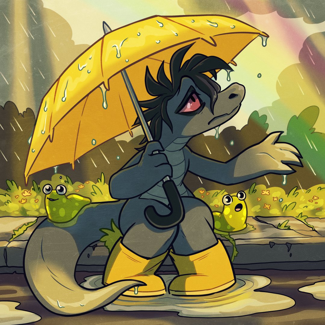 🌧🌈🌧 Sunshine After the Rain🎶 For @Neopets Grey Day back in April~