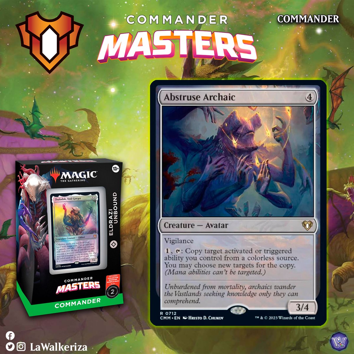LWalkeriza's tweet photo. #LaWalkeriza
#MTGHispano #MTGCMaster #MTGspoilers #MTG #MagicTheGathering #mtgcommunity
#MTGcommander #eldrazi https://t.co/SmJn4mULUg