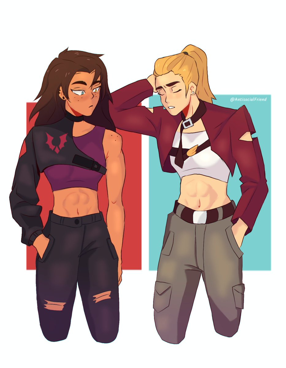 Modern Catradora outfits ✨ #Shera #Sherafanart #sherafanart #Spop #SPOP #spop #catradora #catra #adora