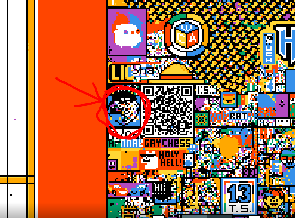 Spartan__116's tweet photo. on fait le logo GMOD sur la pixel war si vous voulez https://t.co/rPdfhTy09Q https://t.co/b89fzG68yX