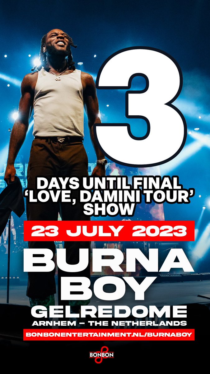 3 Days Until the Final Love Damini Show!! With lots of Big Surprises GelreDome Arnhem stadium Netherlands! Sunday 23rd July 2023 Tkts : shop.eventix.io/2ac65594-59df-…