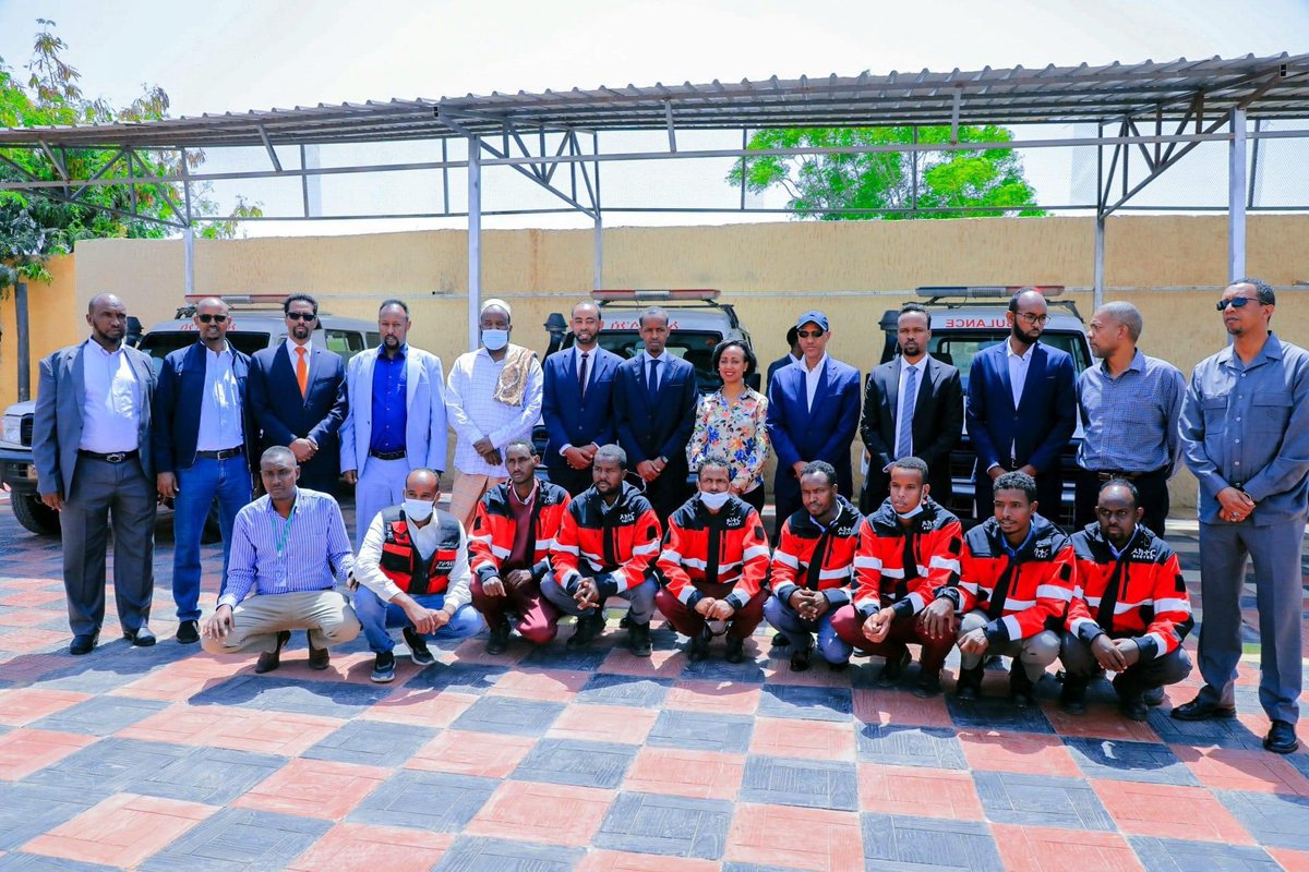 Mustafe_M_Omer's tweet photo. Jigjiga Sh.Hassan Hospital: Inauguration of new blocks, state of the art Diagnostic &amp; Imaging equipments, new emergency ICU &amp;Central ICU, Oncology center, Hospital water wells + the 1st Ambulance Dispatch Center in Jigjiga will transform the capacity &amp; quality of its services. https://t.co/RQxjNbrMsx