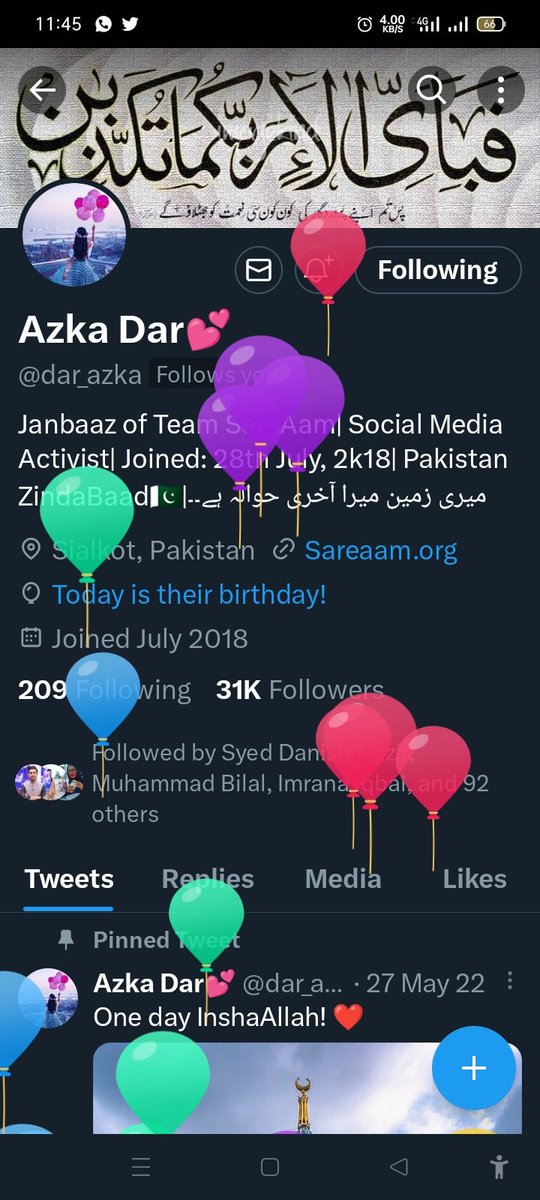adeeldogar1706's tweet photo. Many Many Happy Returns Of The Day Allah Ta'ala Apko Hamesha Khush O Salamat Rakhy Sehat Wali Lambi Zindagi Ata Aur Zindagi K Har Safar Me Kamyabi Dy Ameen Happy Birthday🎂🎂🎂🎂🎂🎂🎂🎂🎂🍻🍻🍻🍻🍻🍻🍻🍻🍻🍻🍻🍾🍾🍾🍾🍾🍾🍾🍾🍾🍾
@dar_azka https://t.co/kkSWQ5XS6E