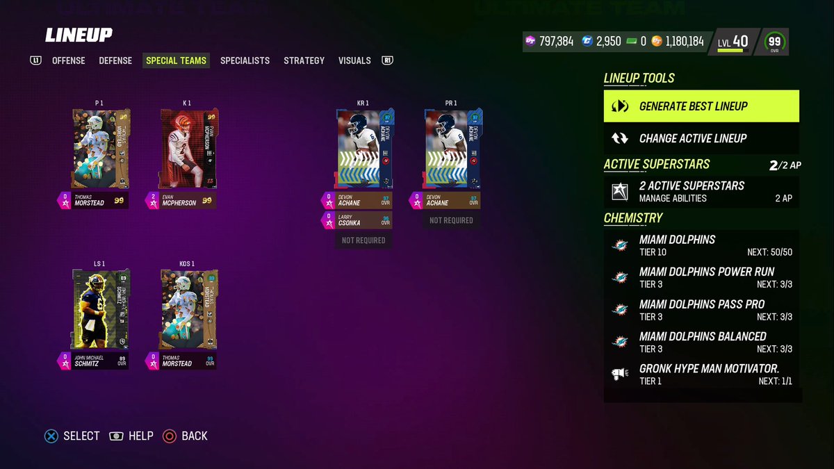 mgrskills's tweet photo. Final Dolphins theme team update for Madden 23 🐬@EASPORTS_MUT @EAMaddenNFL https://t.co/nACoB3Dii3