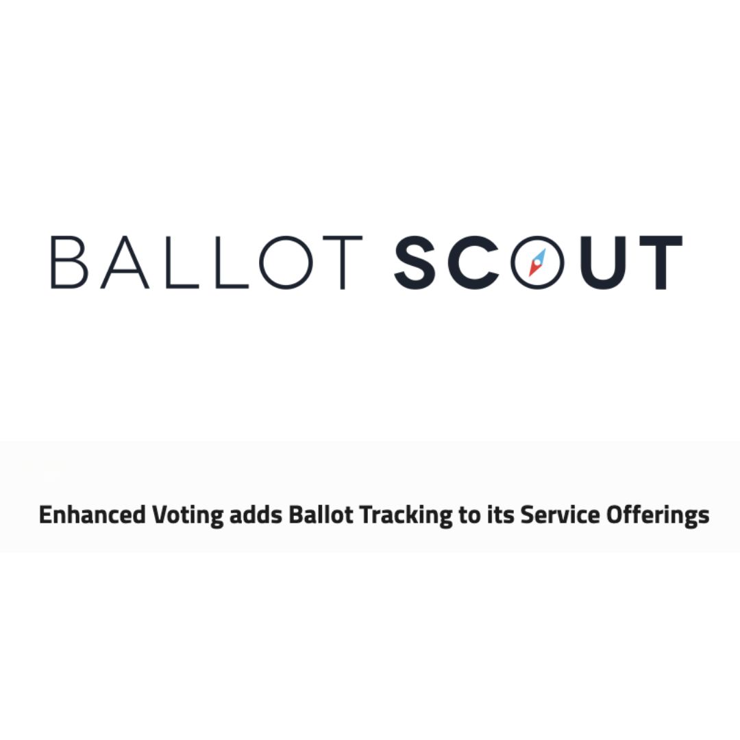 EnhancedVoting's tweet photo. We're excited to announce that we now offer #ballottracking through Ballot Scout @demworks !
See our press release here: https://t.co/uhJHJelb01
#ballottracking #electionsecurity #votebymail #voterconfidence #enhancedvoting #ballotscout #democracyworks https://t.co/1VKyU7v3La