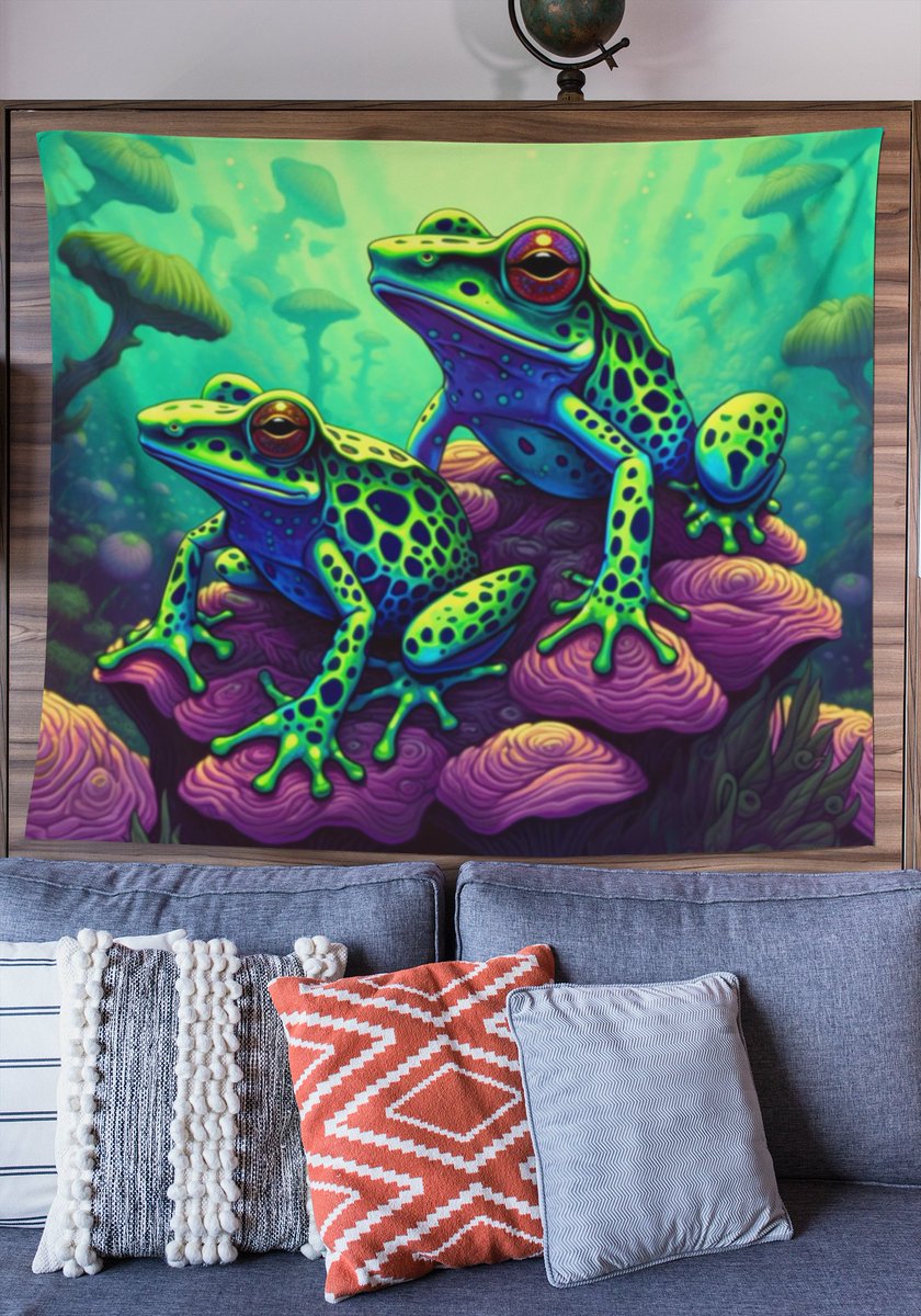 NaturalNexus's tweet image. Into frogs? We have frogs! Check out these new additions to our store!

etsy.com/shop/NaturalNe…

#PsychedelicTapestries #WallArtInspiration #ColorfulSpaces #DreamyDecor #VisualBliss #ArtisticInteriors #TrippyVibes #WhimsicalLiving #TapestryMagic #CreativeExpression #BohemianStyle