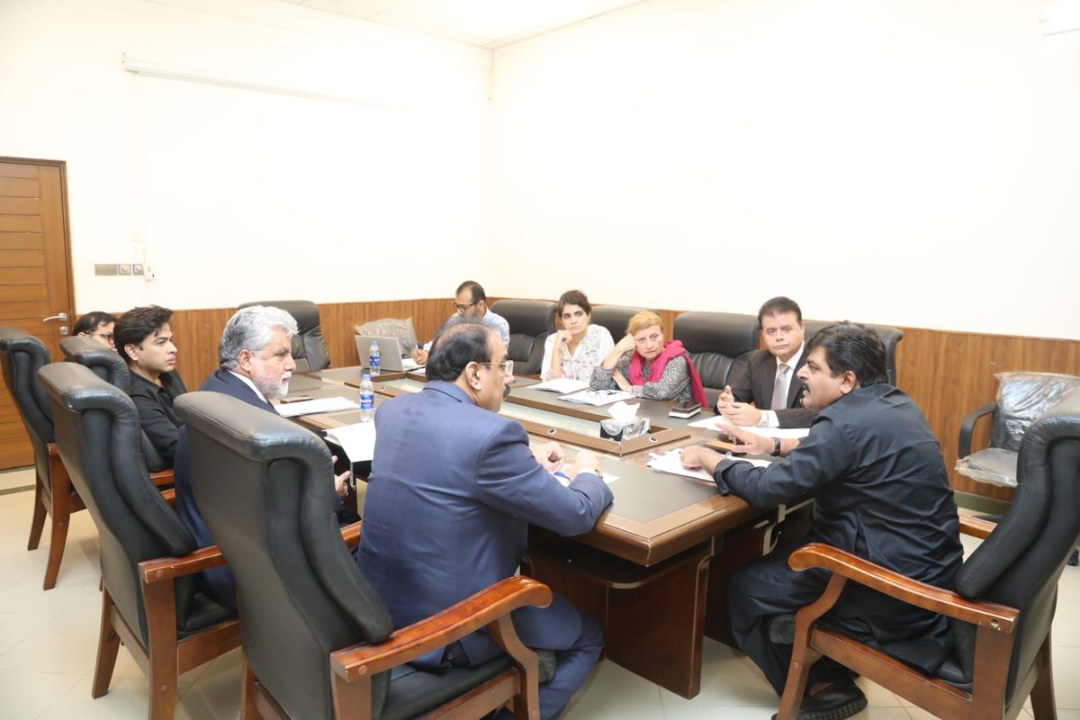HullioSikandar's tweet photo. In a significant development on Teacher's Licensing in Sindh, the Teacher's Education Development Authority #STEDA announces to conduct Teacher's Licensing Test through a third party in Sept.

The STEDA meeting was chaired today by Sindh Education Minister @sardarshah1 in Karachi.