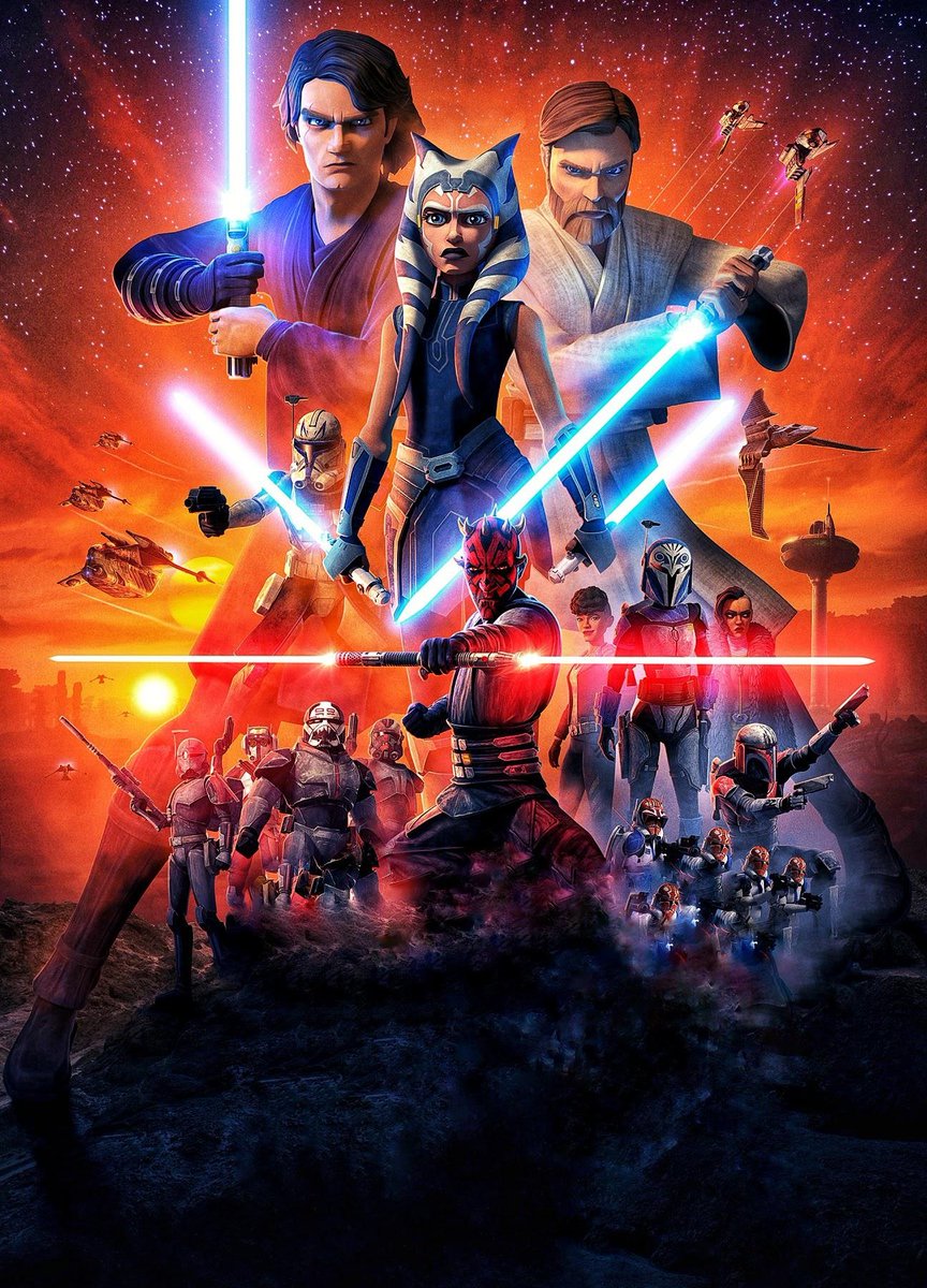 I've been told to "give Star Wars a shot"...I've now finished Clone Wars and...I FUCKING LOVE STAR WARS  😩