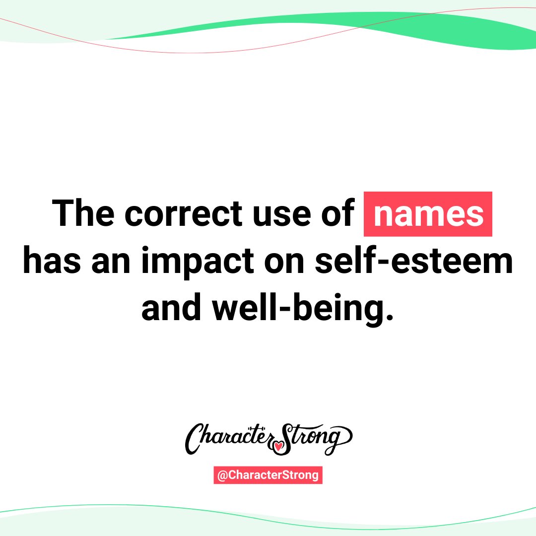 Names are so important when it comes to relationships. What are your favorite practices to better remember students and staff members names? ⬇️
