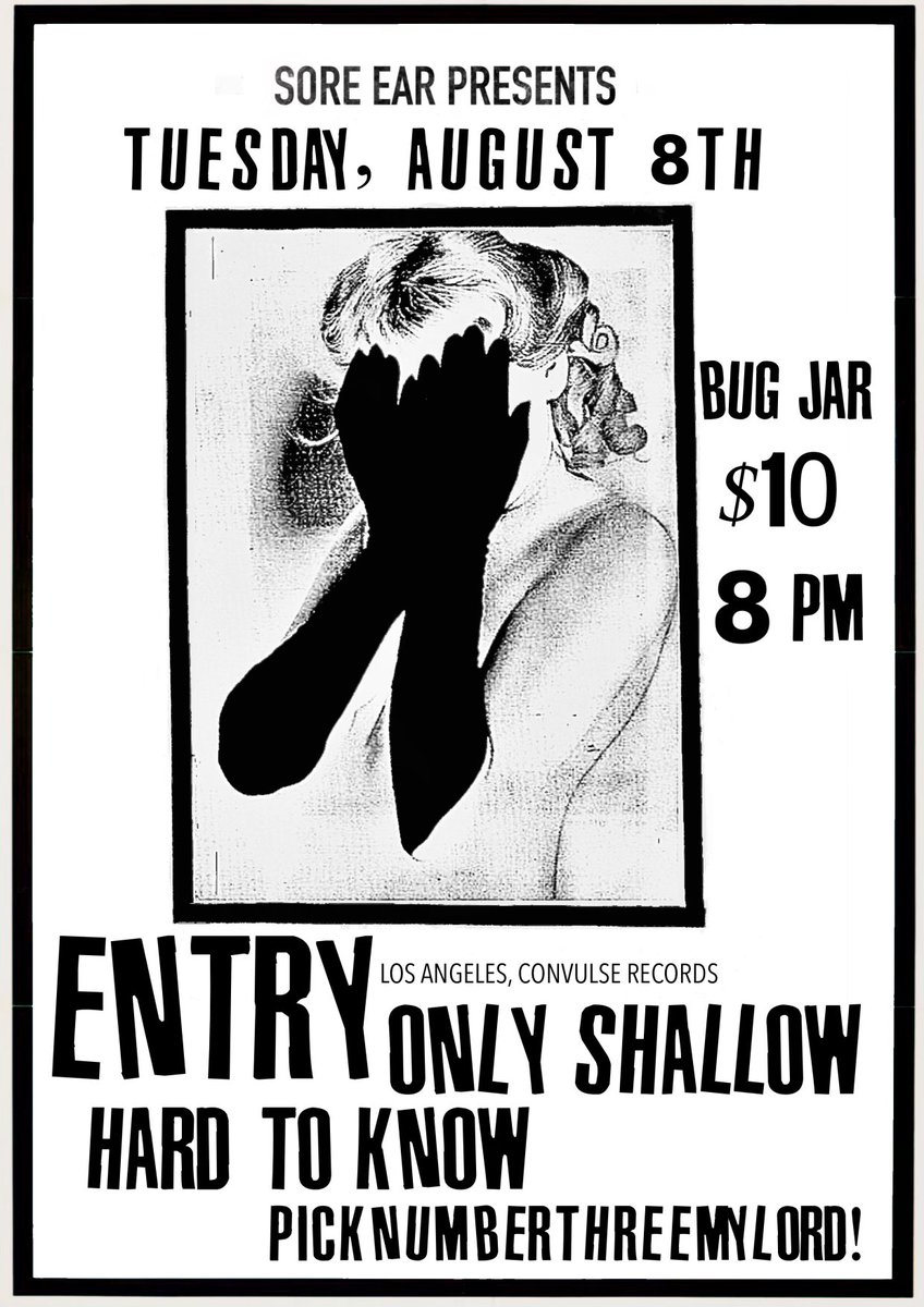 This will be our record release show. See ya there ya mutant mosh machines.