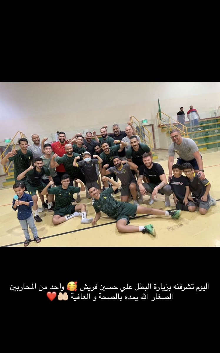 The Biggest fighter among us ! 
we are happy to see u 
with us today 🙌🏻