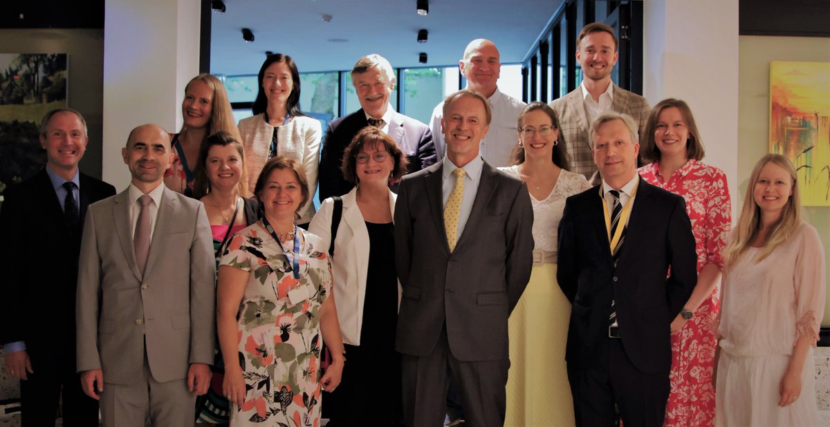 EEinEU's tweet photo. It's time again to thank and say farewell to colleagues finishing their terms @EEinEU &amp; 🇪🇪 embassy in #Brussels 🇧🇪. 

We've had the privilege working with the best professionals, passionate and insightful. 

Hope our paths will cross again! https://t.co/EaIUiC3E9S